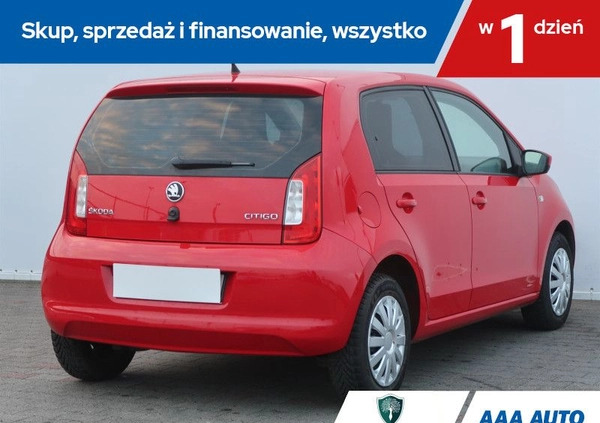 Skoda Citigo cena 26000 przebieg: 91533, rok produkcji 2016 z Suchań małe 92